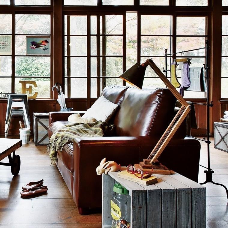 レトロソファ ソファー ソファ/二人掛け/ノスタルジー 骨董風 ビンテージ 合皮/幅160