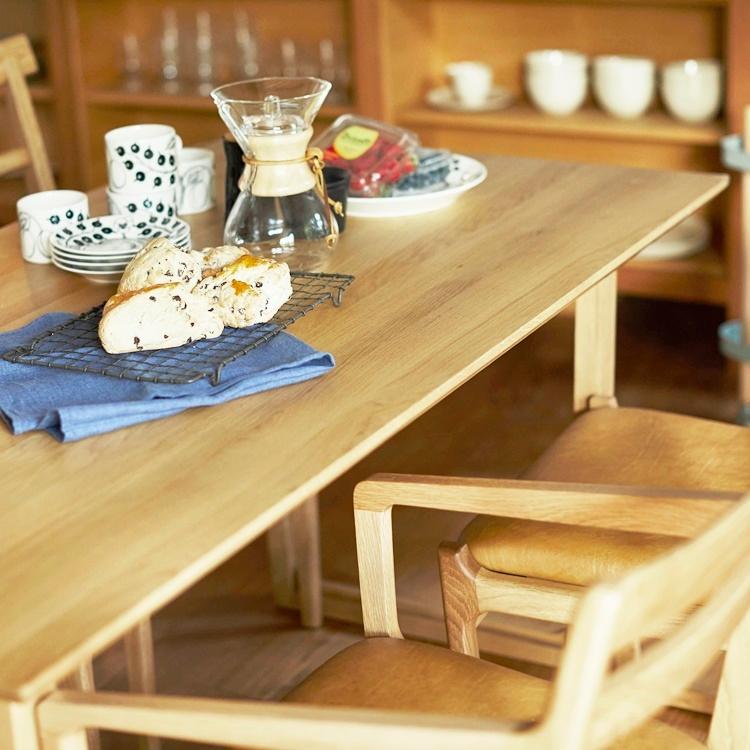 テーブル 天板のみ/天然木 オーク/幅150 奥行80 : ルーセントマート