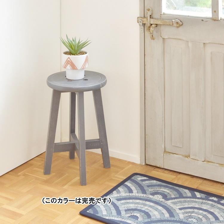 スツール 丸椅子 レトロ/エイジング加工品/幅28 高さ45/まとめ買い ご