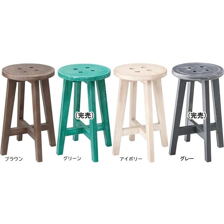 スツール 丸椅子 レトロ/エイジング加工品/幅28 高さ45/まとめ買い ご