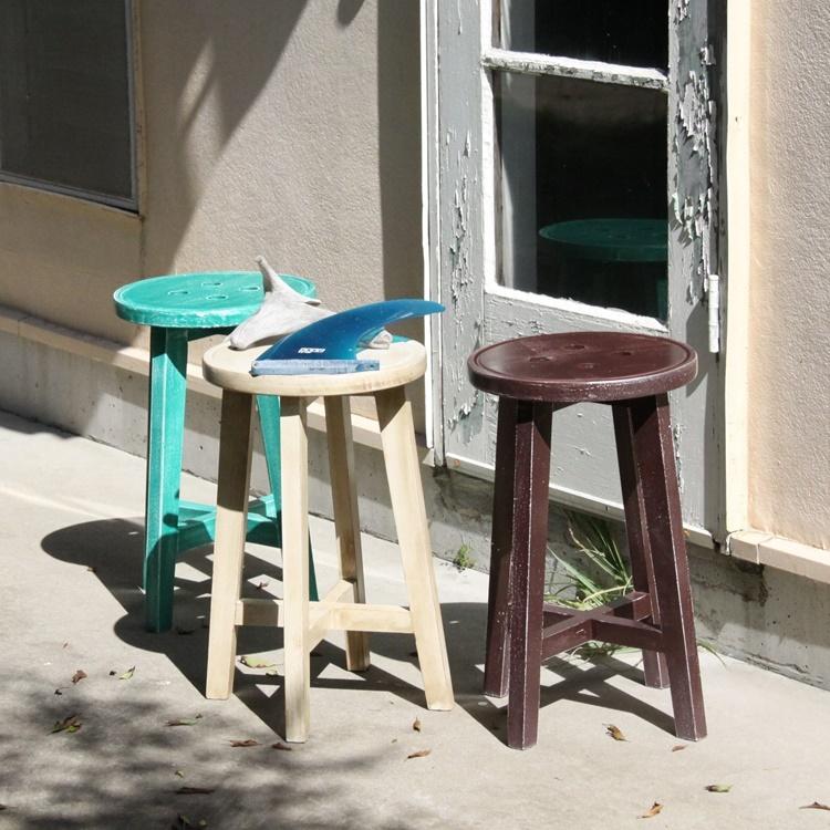 スツール 丸椅子 レトロ/エイジング加工品/幅28 高さ45/まとめ買い ご