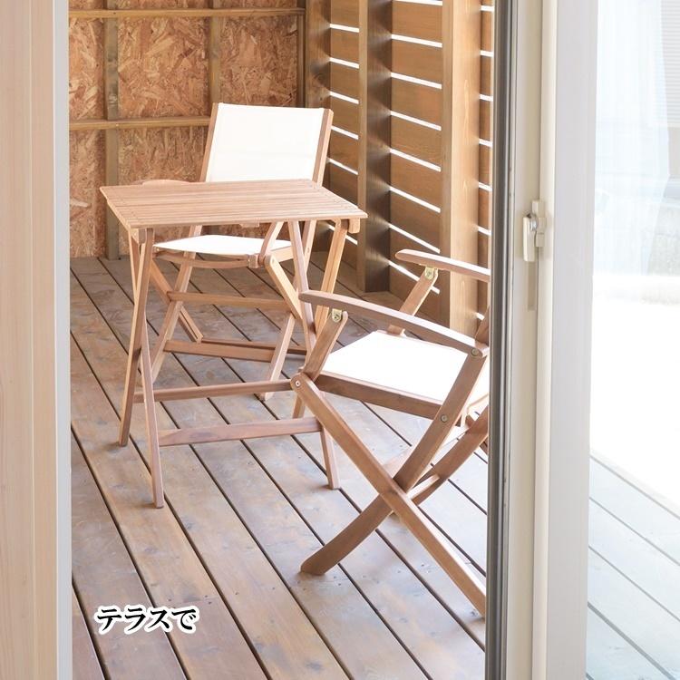 チェア ディレクターチェア デッキチェア/折畳み 天然木/幅52 座面高45.5/まとめ買い ご注文個数２個以上_7