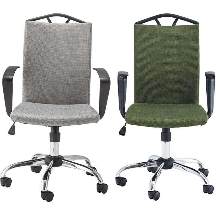 ワークチェア デスクチェア/回転昇降機能付き/幅58.5 奥行67