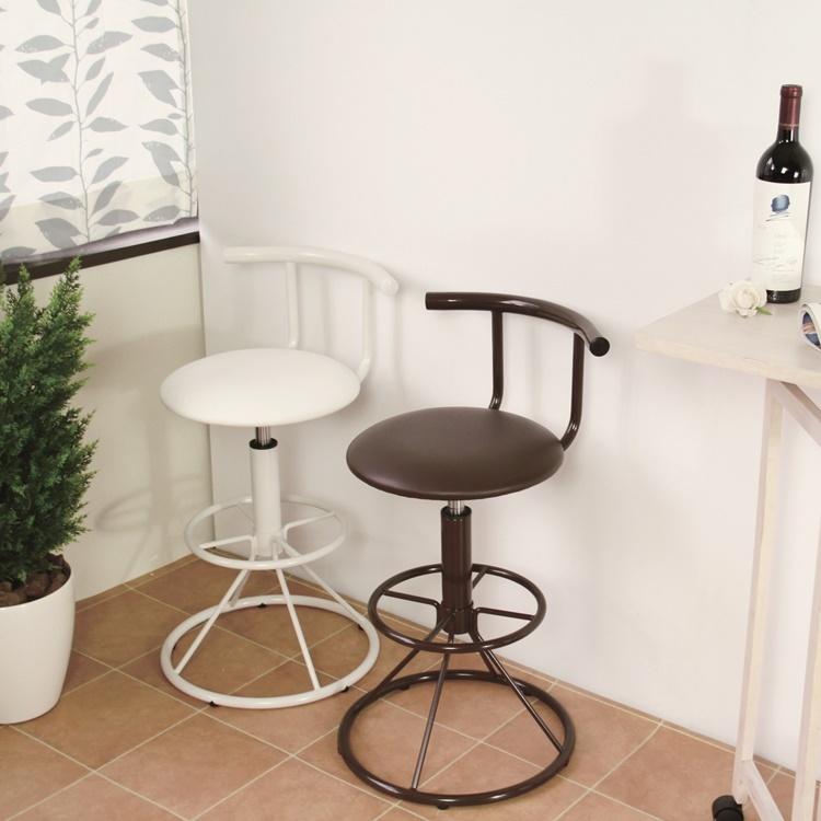 ハイチェア カウンターチェア/回転昇降機能付 合皮/1脚/幅41 座面高57