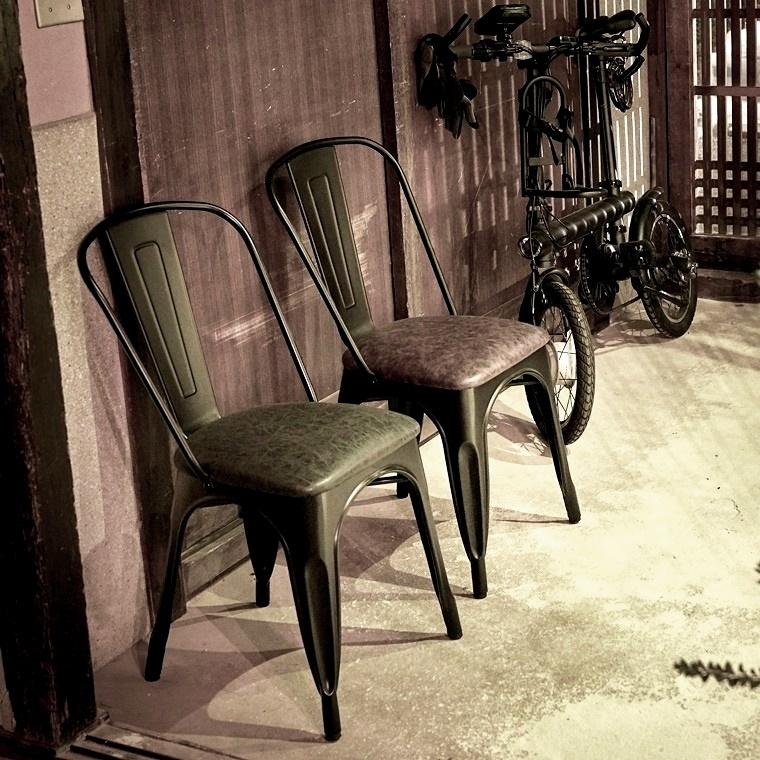 チェア ダイニングチェア/スチール 合皮/１脚/幅44 座面高47 |  | 09