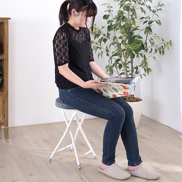 スツール 腰掛 丸椅子 パイプ椅子/折畳/２個以上で注文をお願いします 