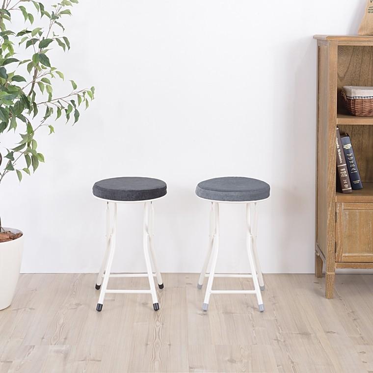 スツール 腰掛 丸椅子 パイプ椅子/折畳/１脚/幅30 高さ49 |  | 20