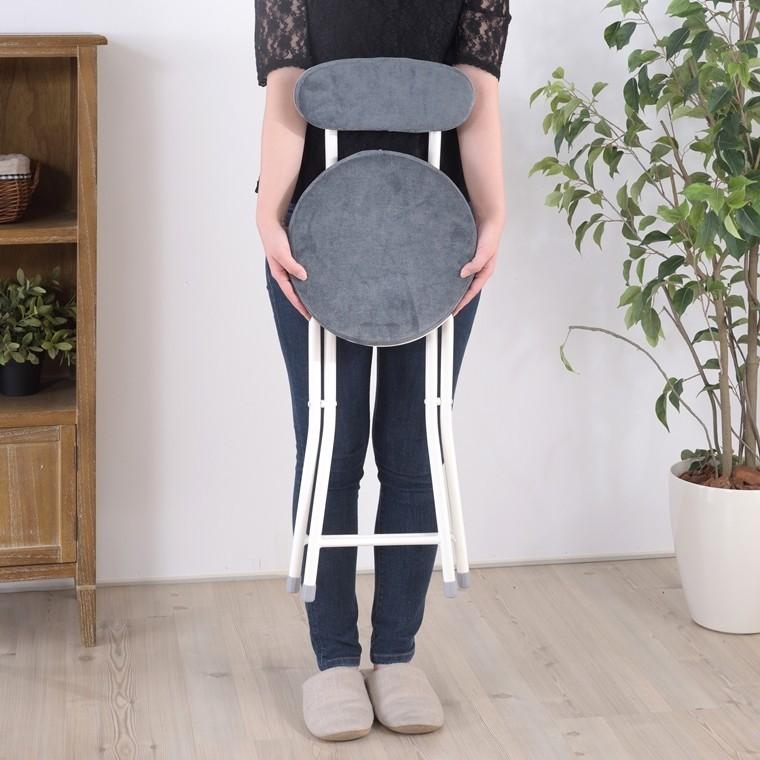 ミーティングチェア パイプ椅子 折畳 チェア/１脚/幅30 座面高47 |  | 21