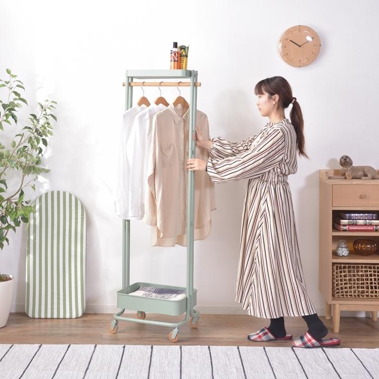 ハンガーラック パイプハンガー　耐荷重150KG スタンド棚付　伸縮 高さ調節可 楽天市場】HOKEEPER ハンガーラック パイプハンガーラック 耐荷重150KG