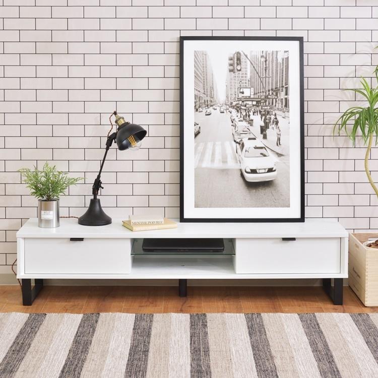 テレビ台 テレビボード ローボード/幅150 奥行35 高さ34 : ルーセント