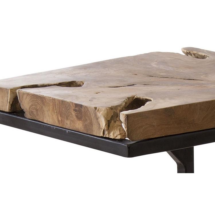 サイドテーブル/天然木 チーク/幅40 奥行30 高さ55 : ルーセントマート