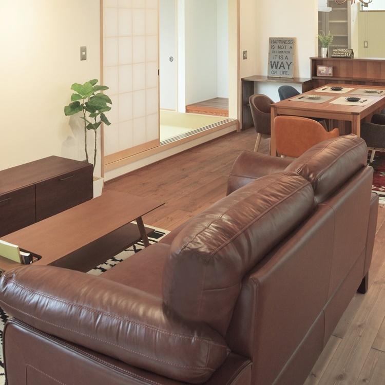 三人掛けレザーソファ GMGH191○Leatherworld / レザーワールド カウチソファ 3人掛け