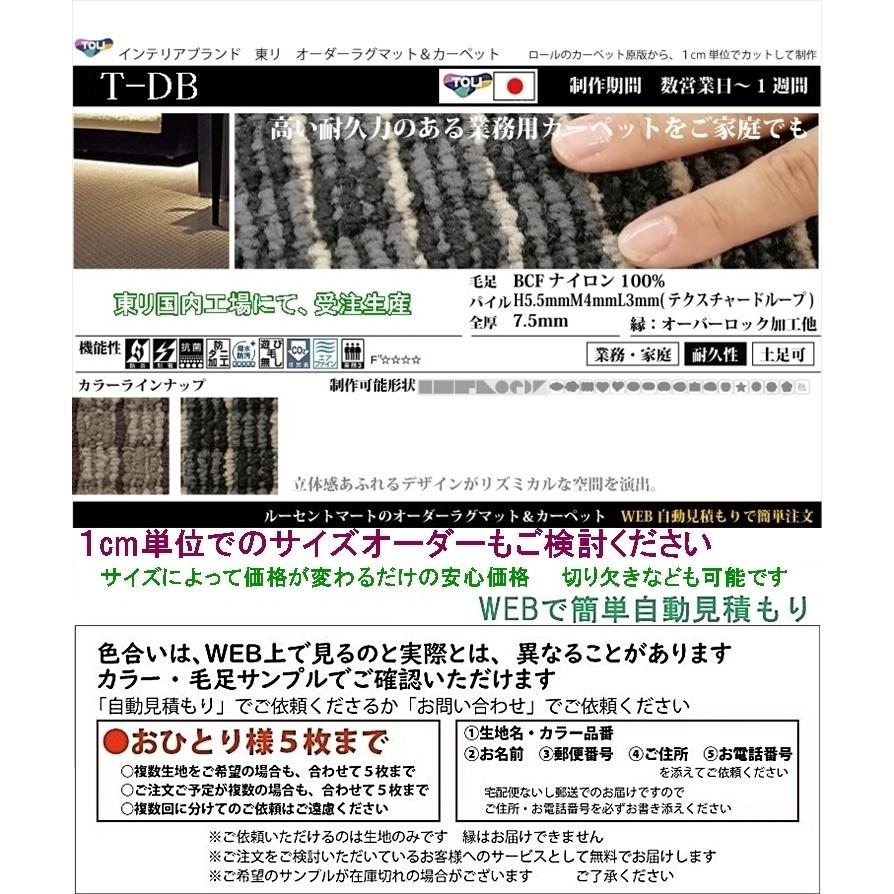 国内外の人気 カーペット ラグマット 東リ T Db 180 240cm 長方形 楕円 他 ２色 業務用 住宅用 日本製 カーペット ラグ カラー Db1523グレー ベージュ Www Geopromotores Com