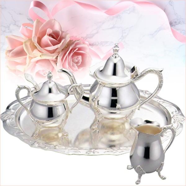 銀食器 ティーセット 5人用 早川銀器 日本製 | 