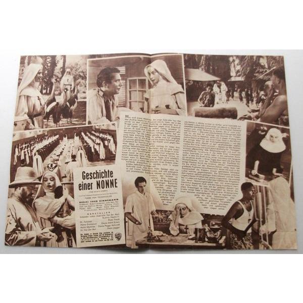 オードリー・ヘプバーン△尼僧物語：ドイツ版プログラム |  | 01