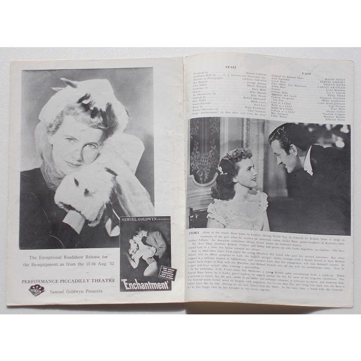 映画パンフレット□魅惑／テレサ・ライト、デヴィッド・ニーヴン、ファーリー・グレンジャー |  | 01