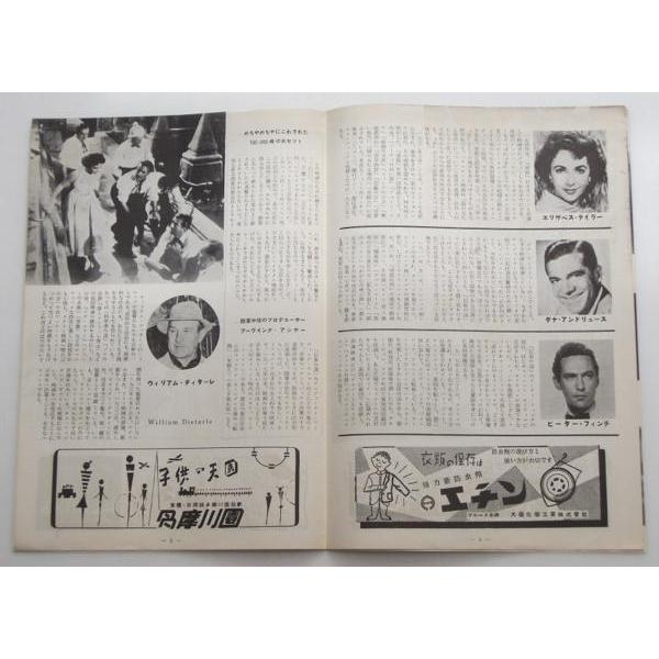 エリザベス・テイラー△巨象の道：パンフレット／ダナ・アンドリュース、ピーター・フィンチ |  | 02