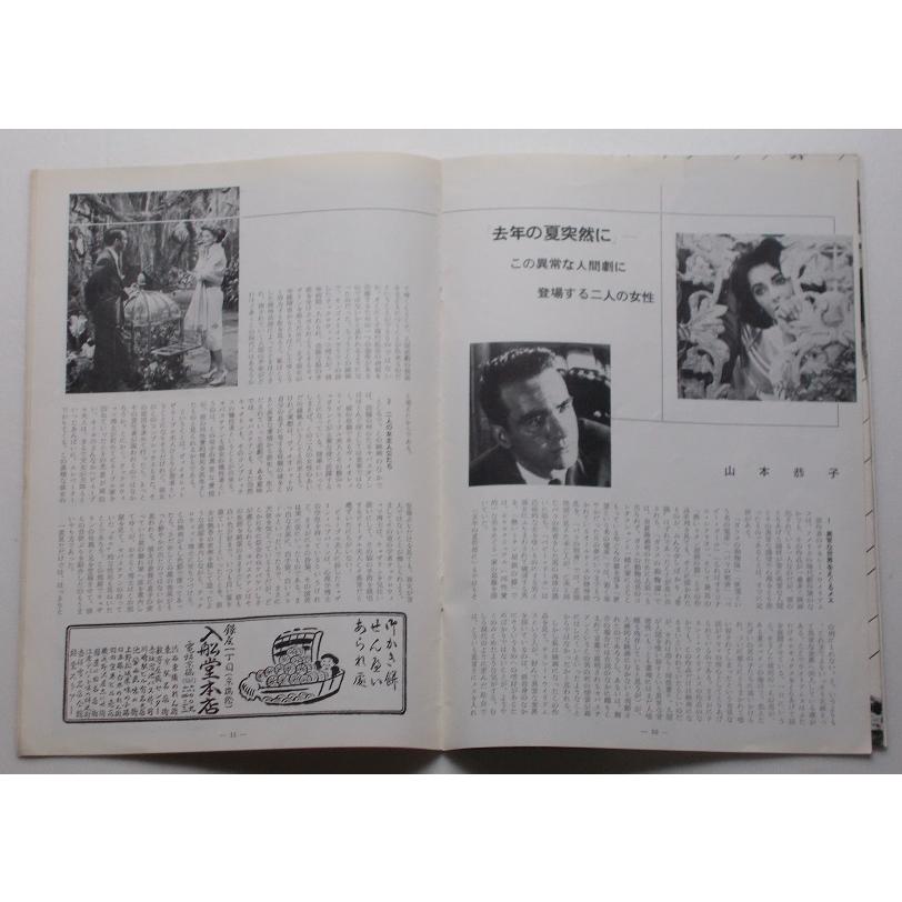 エリザベス・テイラー△去年の夏突然に：パンフレット／モンゴメリー