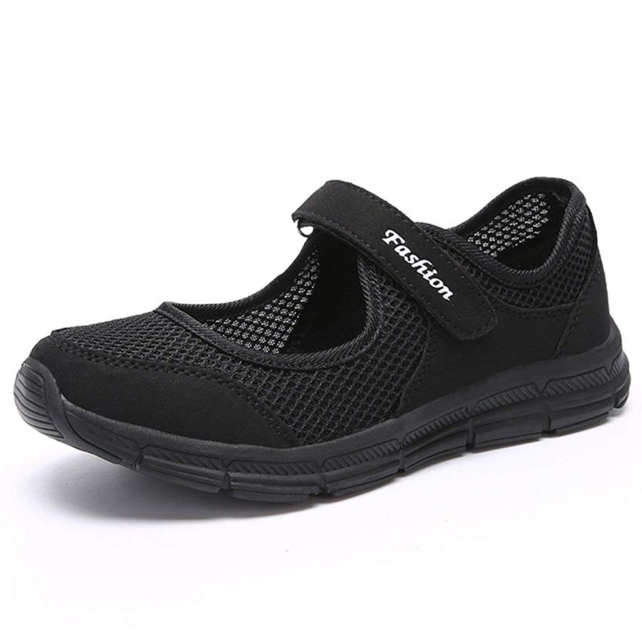 JOINFREE ナースシューズ ベルクロ スニーカー オフィス 仕事 事務 介護 看護 軽量 室内履き 屈曲性 黒