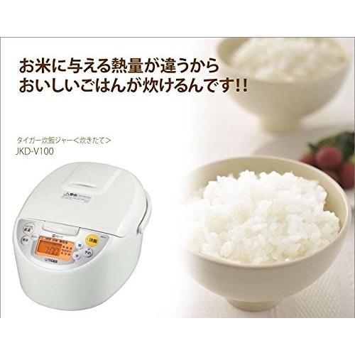 ホワイト Ih 炊飯 炊飯器 ショップ ジャー 炊きたて タイガー 炊きたて Ih 一升 ルシア Tiger Jkd V180 W ショップ