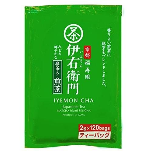 宇治の露 伊右衛門 抹茶入り煎茶 ティーバッグ 2g 120p Mohmmadiyon Com