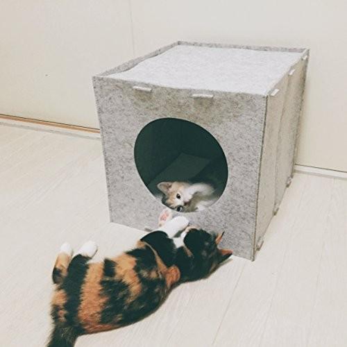 Firik フィリク 猫 ハウス室内用 猫寝袋 猫ベッド フェルト ねこ 犬 ベッド 犬小屋 家具収納に専用 柔らかい 暖かい 取り付ける Ikea収 A ショップ ルシア 通販 Yahoo ショッピング