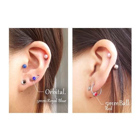 即日出荷】CBR ボディピアス キャッチ のみ 交換パーツ 単品 ジュエル