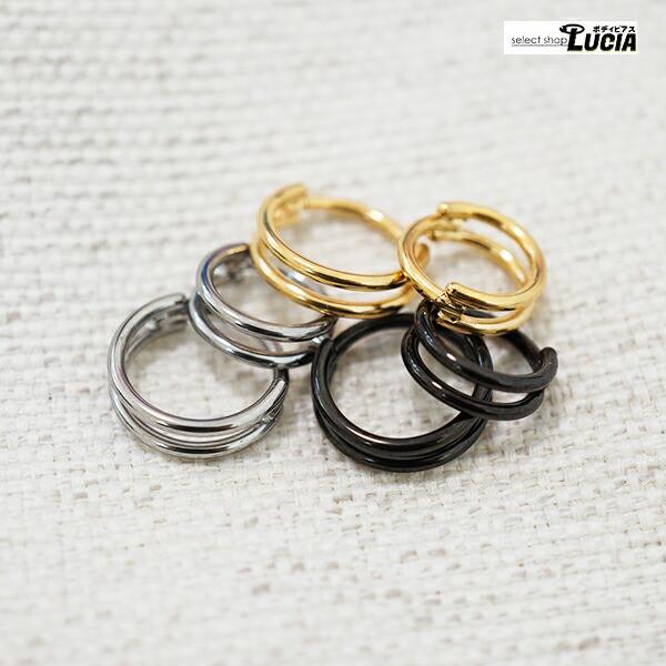 即日出荷】チタン 16G ピアス ボディピアス リングピアス チタン