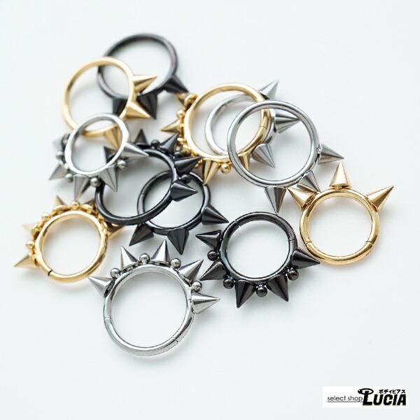 即日出荷】純チタン 16G ピアス ボディピアス リングピアス チタン
