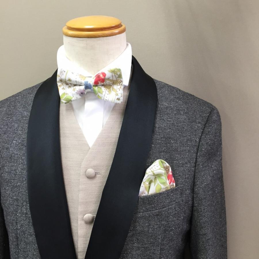 Liberty 職人が作った 蝶ネクタイ チーフ 2点セット 日本製 パーティー 結婚式 二次会 新郎 お呼ばれ メンズネクタイ 正装 ルチアクローゼット Yahoo Shop 通販 Yahoo ショッピング