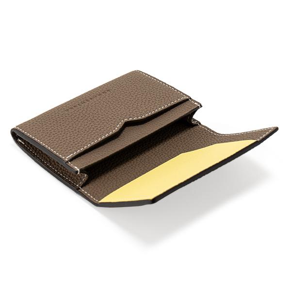 【極美品】ボナペンチュラ＊カードケース 二つ折り ボナベンチュラ】ビジネスカードケース ボッタラートレザー – GQ SHOP