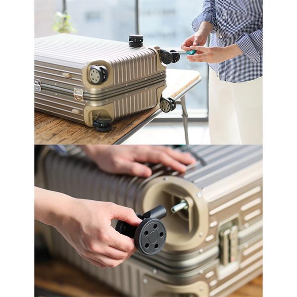 ブライテック製 RIMOWA リモワ 互換性キャスター スーツケース