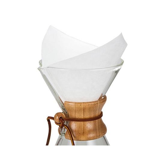 ケメックス Chemex コーヒーメーカー フィルターペーパー 6カップ用 100枚入 濾紙 FS-100｜lucida-gulliver｜05