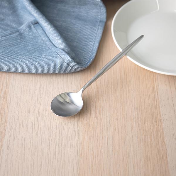 クチポール Cutipol ムーンマット MOON MATT デザートスプーン Dessert spoon シルバー Silver カトラリー 5609881791004 MO08F｜lucida-gulliver｜02