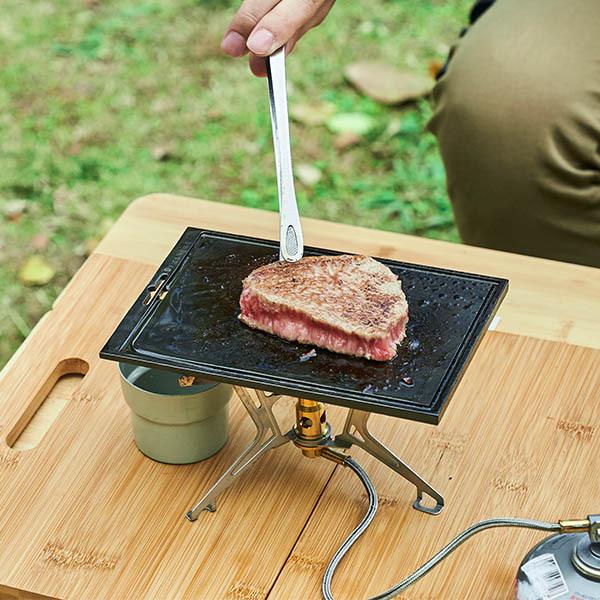 キャンプ 鉄板 ソロキャンプ 傾斜付き ソロプレート ディフィニトリー