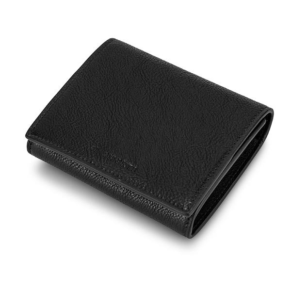 イルビゾンテ ケース ブラック IL BISONTE（イルビゾンテ） 【並行輸入品】 在庫限り 二つ折り カード