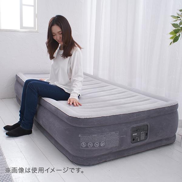 INTEX 正規販売店 インテックス エアーベッド シングル 電動 67765