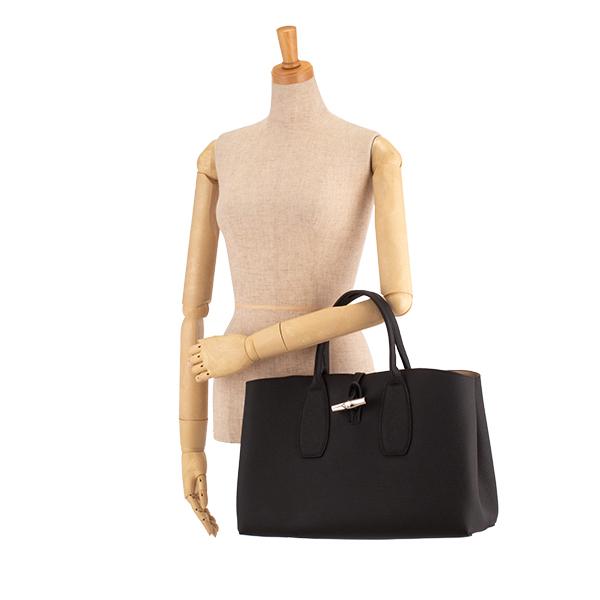 ロンシャン LONGCHAMP ロゾ トートバッグ L ハンドバッグ ROSEAU 10059 ビジネスバッグ レザー 通勤 ロンシャン LONGCHAMP ロゾ トートバッグ ×