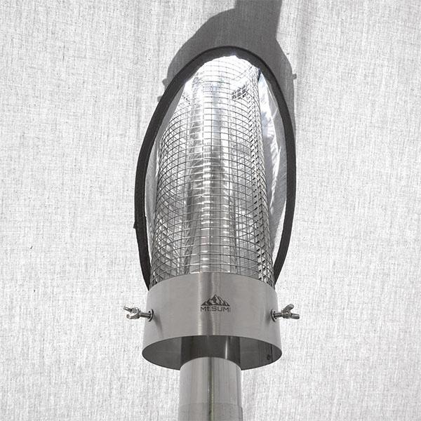 Mt.SUMI（マウントスミ） 薪ストーブ用 煙突ガード ver.2 ステンレス製