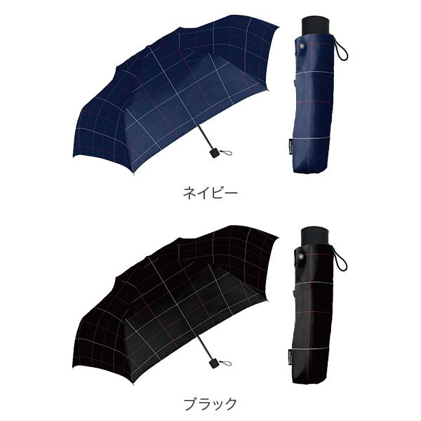 NaturalBasic 傘 雨傘 折りたたみ傘 クラッシーチェック 折傘 折り畳み