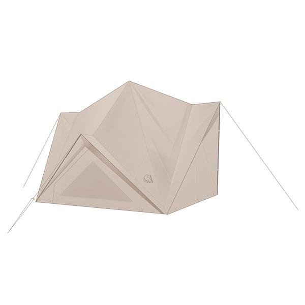 ノルディスク NORDISK ミッドガルド 9.2 ロッジ型 テント 6人用 Midgard 9.2 Tent 142029 コットン｜lucida-gulliver｜02