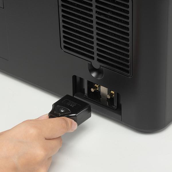 SANKA サンカ 加湿器 UVパワースチーム ブラック W除菌 タイマー設定
