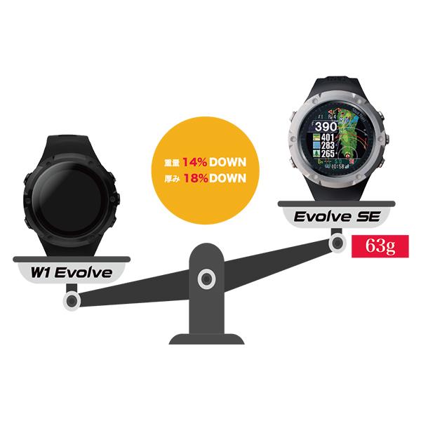 ShotNavi（ショットナビ） エボルブ SE Evolve SE 腕時計 GPS距離計測