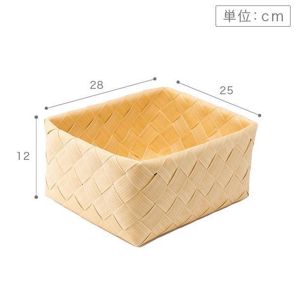stacksto Timb. スクエア M ナチュラル 8個 ¥20,960 Timb.（stacksto.） ティム スクエア M 収納 バスケット 28×25×12cm