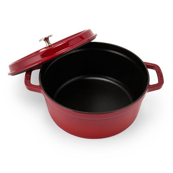 【yafu】ストウブ ピコ ココット ラウンド 24cm 鍋 STAUB STAUB(ストウブ) ピコ・ココット ラウンド 24cm (グレー