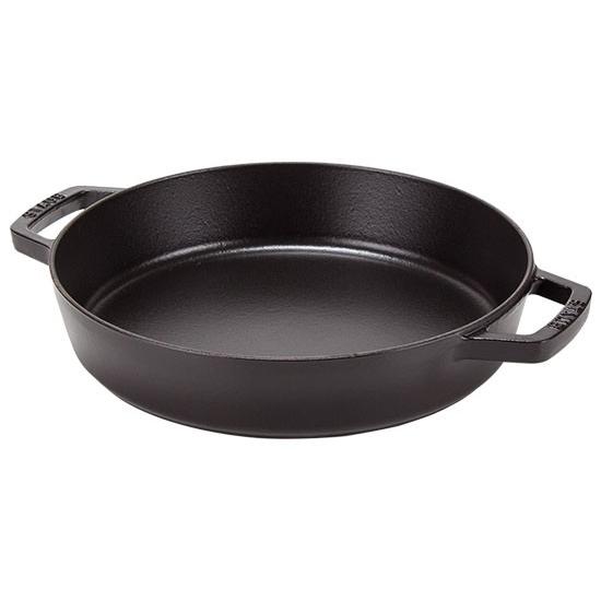 ストウブ Staub 両手フライパン ラウンド 26cm 122326/40511-72 PAELLA DOBLE ASA redonda ガス・IH対応｜lucida-gulliver｜03