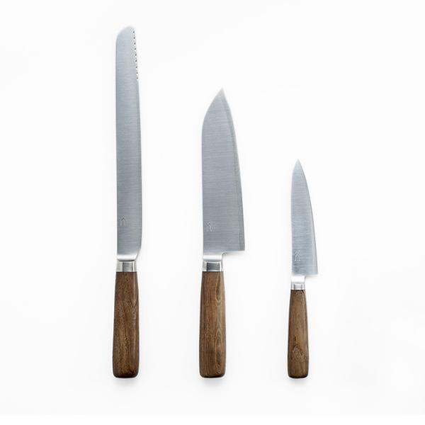 タダフサ 「基本の3本」パン切り + 万能170mm三徳 万能125mmペティ