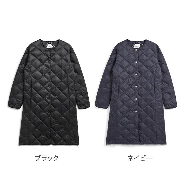 TAION（タイオン） シティ クルーネック ロングダウンコート