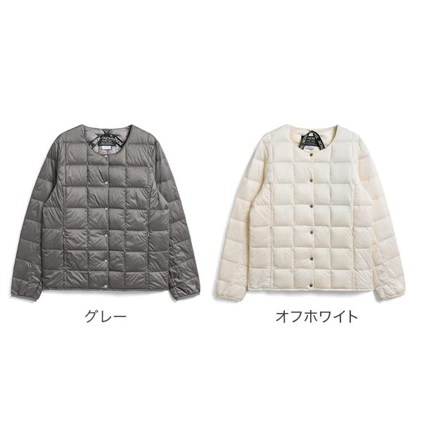 TAION（タイオン） ベーシック クルーネックボタン インナーダウン