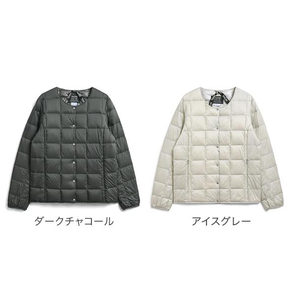 TAION（タイオン） ベーシック クルーネックボタン インナーダウン